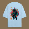 Trendy Oversized T-Shirt with Cool Astronaut Graphic Design