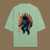 Trendy Oversized T-Shirt with Cool Astronaut Graphic Design