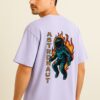 Trendy Oversized T-Shirt with Cool Astronaut Graphic Design